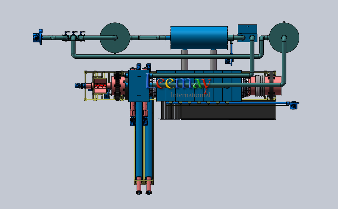 Working Principle Demonstration of Smokeless Rotary Drum Biochar Furnace 