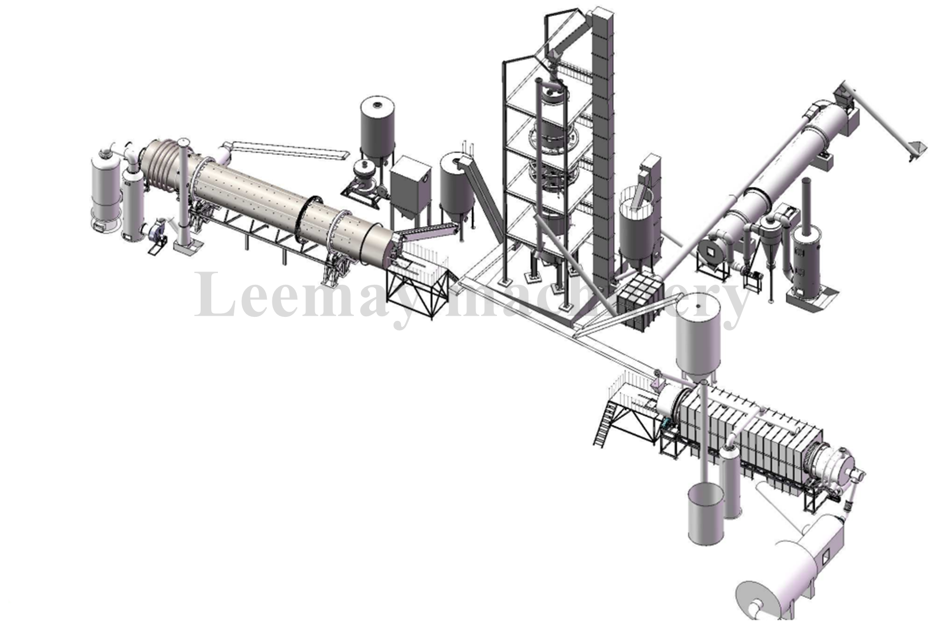 Bamboo Carbonizing Plant